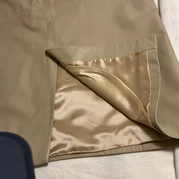 MARINA RINALDI LEATHER SKIRT - Picture 4 of 16